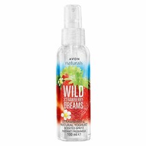 Avon Naturals Strawberry &amp; Natural Yoghurt Body Mist Body Spray 100 ml Rare New - £17.64 GBP