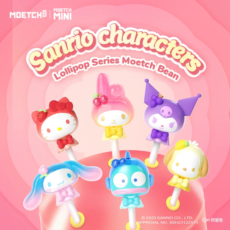 Moetch Sanrio  Characters Lollipop Series Moetch Bean  pop bean Mini Orn... - $33.46+