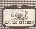Calico Kitchen Menu Browning Road Circle Pennsauken New Jersey  - $47.44