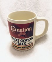 Vintage Advertising Carnation Hot Cocoa Mix Hot Chocolate/Coffee Mug - £8.58 GBP