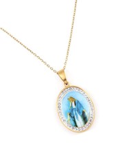 YWLI Miraculous Medal, Virgin Mary Necklace, Religious Gifts - $64.98 CAD