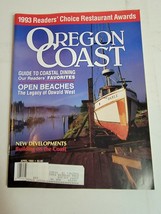 Vintage Oregon Coast Magazine Coastal Dining Open Beaches 1993 90s VTG - $8.07