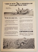 1952 Print Ad Caterpillar Diesel Crawler Tractors Peoria,IL - $14.00