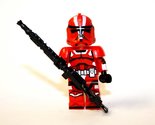 Building Block Axe Red Mist Squad Clone Trooper Star Wars Minifigure Custom - $6.50