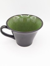Gabbay Fusion Wasabi Mug by Gibson Green Speckled Tea Coffee cups Flare Rim - $9.12