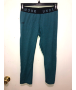 UNDER ARMOUR UA Favorite Crop Leggings SZ Small ? 1316142 Teal Color - $5.93
