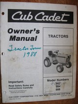Original Owner&#39;s Manual - International Harvester Cub Cadet Tractor - $10.95