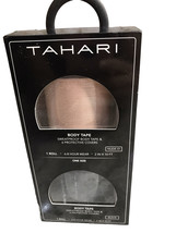 TAHARI 1 Roll Sweetproof Body Tape &amp; 6 Protective Covers Nude 01/Black One Size - £28.04 GBP