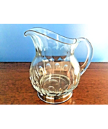 Continental Silver Base Cut Glass Small Pitcher Touch Marked European 5 ... - $54.23