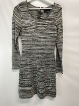 Cynthia Rowley A Line Sweater Dress Lined Gray Zip Close Career Casual M - £26.57 GBP