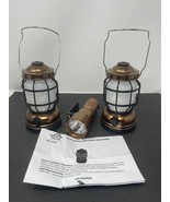 NEW Battery Powered LED Retro Rustic Style Lanterns W/ Flashlight by Sma... - €21,55 EUR