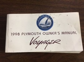 1998 Plymouth Voyager Owners Manual 100% OEM Operator Guide Book Specs P... - $10.04