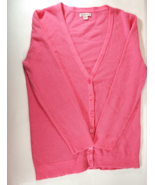 Merona Women&#39;s Cardigan Favorite Knit Textured Black Sweater Size M - $218.20 MXN