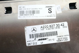 2004-2006 MERCEDES W220 S500 S430 BOSE RADIO AUDIO STEREO AMP AMPLIFIER P267 image 7
