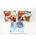 Nintendo 3DS Pets Beach &amp; Countryside and Frozen Olaf’s Quest Games 2014... - £19.42 GBP