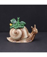 Antique French Dijon Mustard Pot Figural Snail Grey Poupon - $249.12 CAD