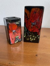 Vintage Elio Schiavon set of 2 vases Italy . - £227.25 GBP