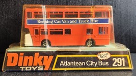 DINKY ATLANTEAN CITY BUS #291 VINTAGE 1974 KENNING CAR HIRE NOS IN ORIGI... - $41.78