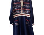 Hope and Henry Blue Knit Fair Isle Fit and Flare Dress Girls Size 10 Nwt - $16.22