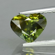 Green Sapphire Heart, 1.65cwt. Earth Mined. Appraised:$370US. Unheated. - £141.21 GBP