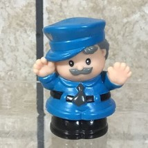 Fisher Price Little People GREY-HAIRED Man Policeman Town Village Police 1999 - $5.93