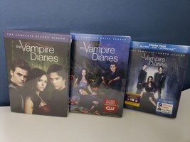 The Vampire Diaries DVD Lot Seasons 2 3 4 New Sealed ( 4 is Blu-Ray &amp; DVD ) - £14.91 GBP
