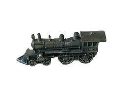 Danbury Mint Pewter Train Locomotive Figurine Railroad Steam Engine 999 ... - $29.65