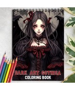 Dark Art Gothica Spiral-Bound Coloring Book for Adult, Easy and Stress R... - £14.60 GBP