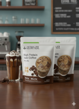 2X Herbalife Iced Coffee Mocha-15g-Protein, Real Coffee (EXP2027) - $134.70 CAD