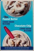 Dairy Queen Poster Backlit Plastic Cookie Dough Blizzard 17x25 dq2 - £8.01 GBP