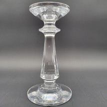 Illuminology By Waterford Panel Cut Crystal Candle Holder 8&quot; Tall - £33.78 GBP