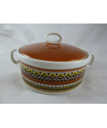 Vtg Royal Sealy Casserole Dish w Lid &amp; handles Mid Century 5.25 across 2... - $33.83 CAD
