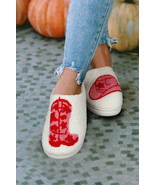 Rush Western Graphic Embroidered Sherpa Home Slippers - €7,87 EUR