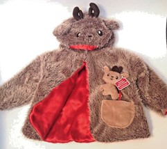 Baby Gund Plush Christmas Rudolf Reindeer Infant Jacket &amp; Rattle 3-12 Month - £15.65 GBP