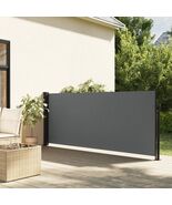 Retractable Side Awning Anthracite 100% polyester with PU coating - €74,60 EUR
