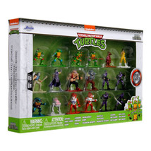 Teenage Mutant Ninja Turtles TV&#39;87 1.65&quot; Nano Metalfig 18-PK - £46.22 GBP