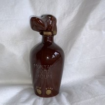 Vtg Barware drinking ceramic decanter Montana Hound Dog 9” Japan - £11.95 GBP