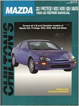 1990-93  Chilton&#39;s Mazda 323  Protégé  Mx3  Mx6 626  Miata  Wiring Vacuu... - £23.43 GBP