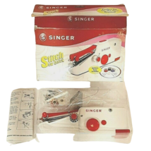 Singer 01663 Stitch Sew Quick Portable Mending Machine Hand Held Sewing Compact - £7.95 GBP