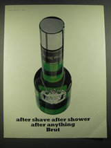 1968 Faberge Brut After Shave Ad - After shave after shower after anything - £14.54 GBP
