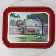 Vintage 2002 American Lane Coca Cola Metal Serving Tray 13x10 Inch Adver... - $306.01 MXN
