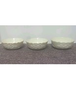 VTG LENOX 4.5&quot; Rose Blossom Small Embossed Design Bowls w/ Gold Trim (Lo... - $413.39 MXN