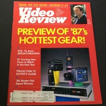VTG Video Review Magazine January 1987 - 1987 Previews of Hottest Gear - £11.32 GBP