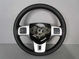 OEM 2011 Dodge Durango Steering Wheel Black Leather w/ Cruise Control P1RT621X9A - £59.31 GBP