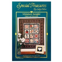 Miniature Sampler Quilt PATTERN Special Treasures Sunbonnet Sue Spool Bear Paw - £7.16 GBP