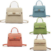 L-407 Stella Straw Crossbody Bag - $50.00