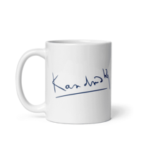 Wassily Kandinsky Signature Art Mug - $17.77+