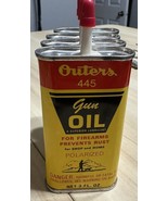 Vintage Outers 445 Gun Oil Tin Litho Metal Oiler Oil Can 3 oz Unopened - £12.32 GBP