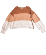 Pink Rose Women&#39;s Crop Sweater Tri Color Size XL - €14,80 EUR