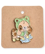 Spring Puddle Puppy Bright Bat Enamel Pin - $24.90